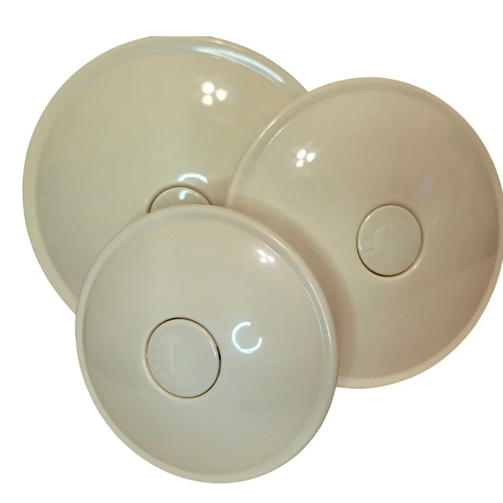 Snail Airtight Canister Set 3pc Smoky Brown Vacuum Seal Storage KY-114 124 135